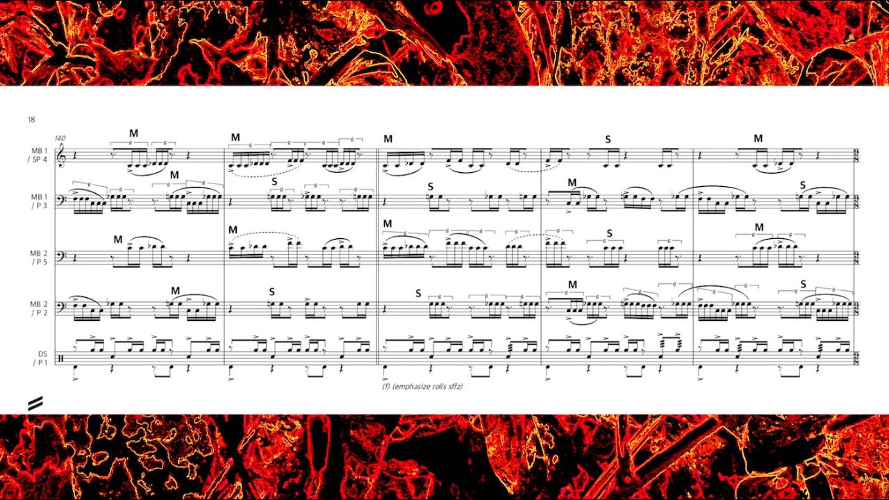 BOOM GEAR - Nina Deuse [percussion quintet, full score video]