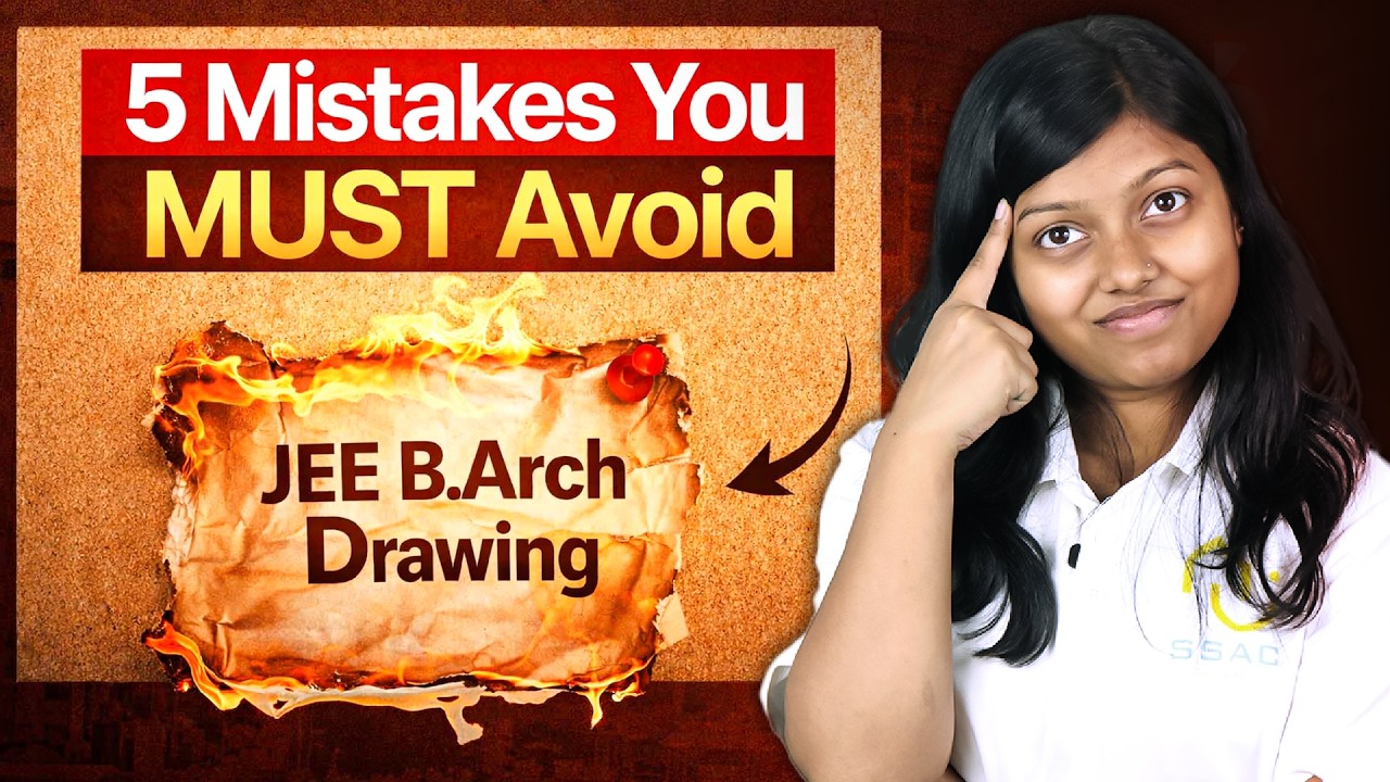 5 Biggest Mistakes You Must NOT Make in JEE B.Arch Drawing