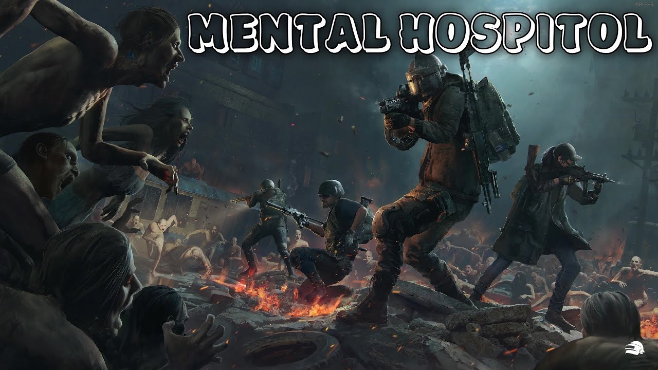 Зомби режим карта: MENTAL HOSPITOL сложность💀💀 (6.1) PUBG: Battlegrounds