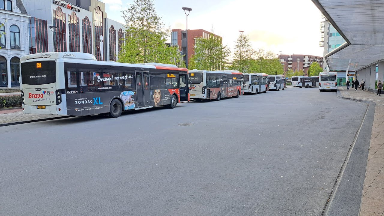 Het openbaar vervoer in Tilburg 24-04-2024