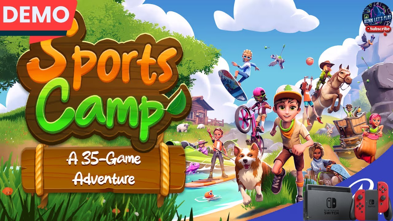 Sports Camp: A 35-Game Adventure DEMO Nintendo Switch V1 Gameplay #sportscamp #nintendoswitch