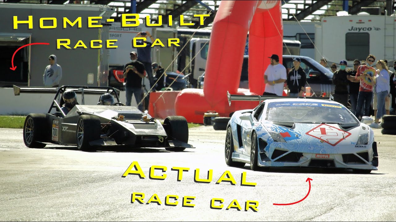 Homebuilt Race Car vs Actual Race Cars! - E55 ASL at CSCS Round 5 2021
