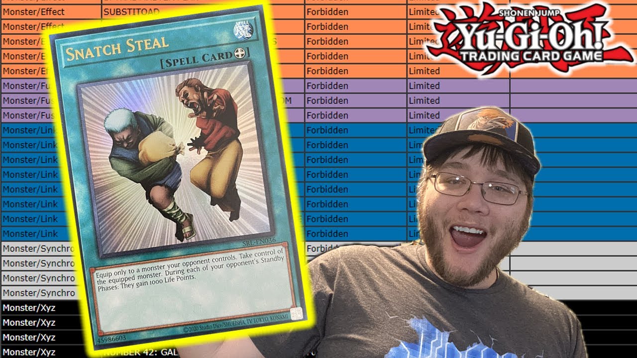 HUGE Yu-Gi-Oh! Banlist for 2024! Snatch Steal Returns!