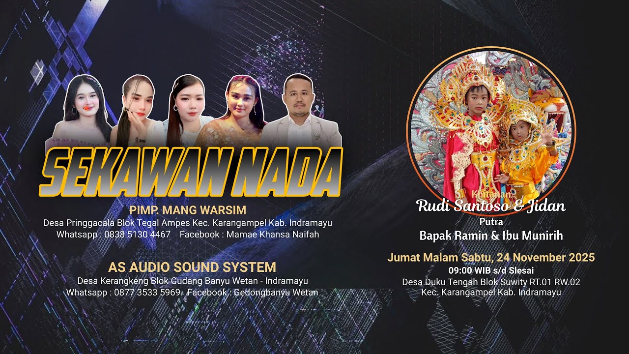 Live Sekawan Nada Manuk Dangdut | Duku Tengah, Karangampel, Indramayu | 28 Nov 2025