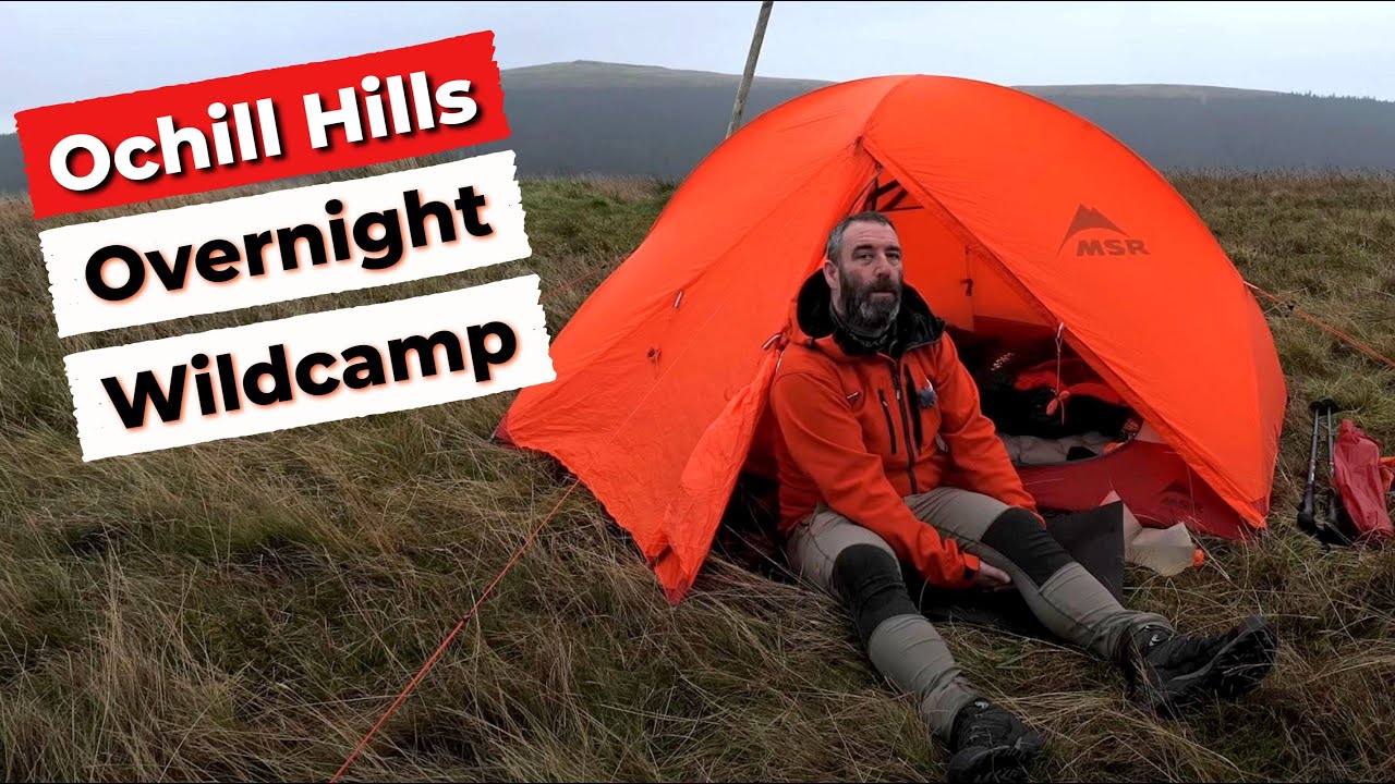 Solo Wild Camping Trip | Ochil Hills History & New Rab Ascent Sleeping Bag.