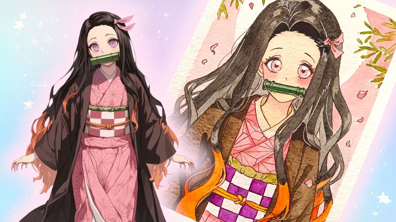 I Finally Spoke in My Video… 😳 | Nezuko Fan Art