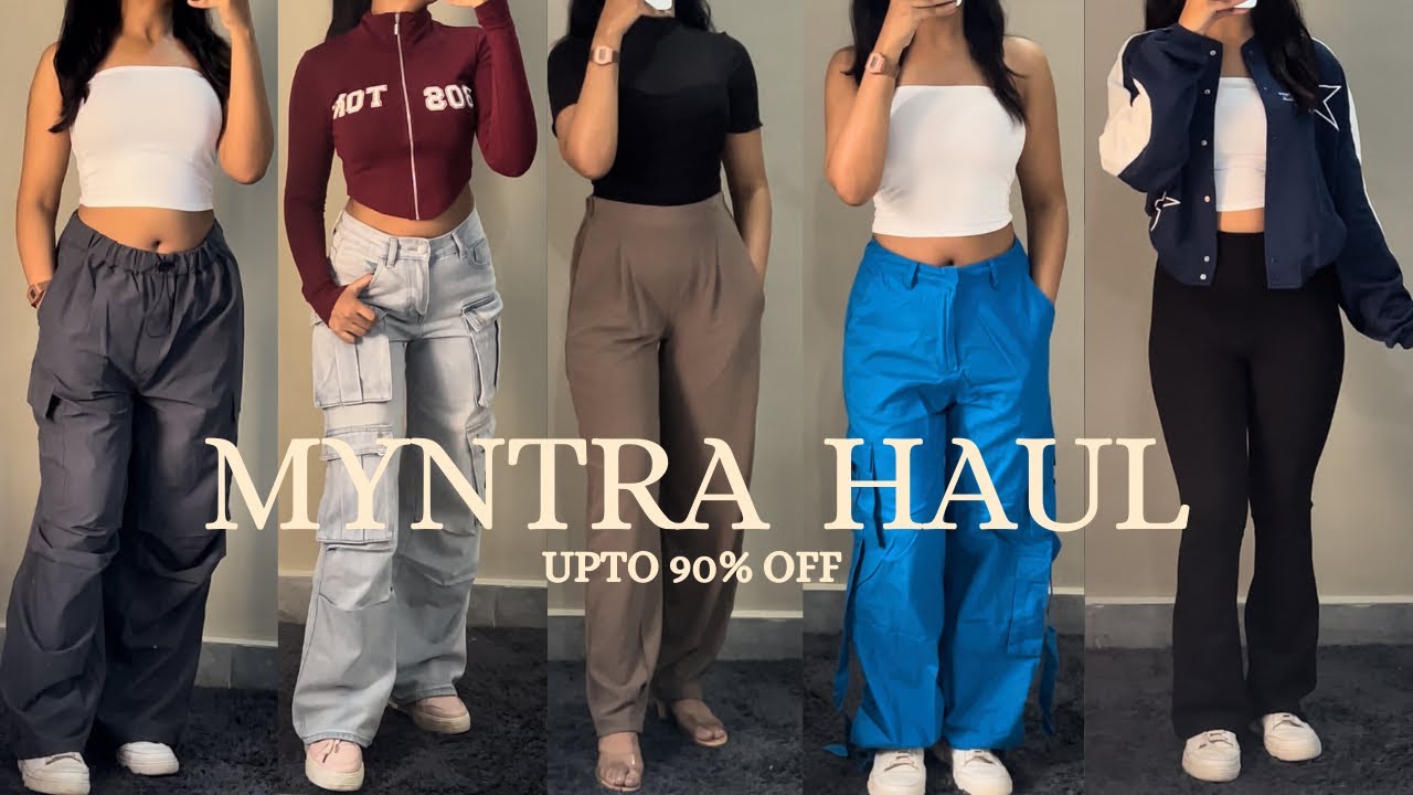 *HUGE* MYNTRA SALE HAUL PART-2💖||AFFORDABLE & TRENDY BOTTOMS😍||*MYNTRA* BIG FASHION FESTIVAL SALE🛍️