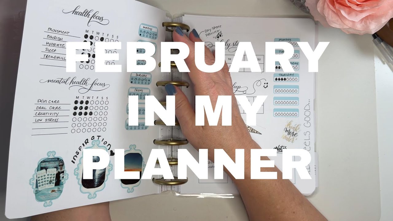 February in My Planner | New DIY Pages and Monthly Tabs