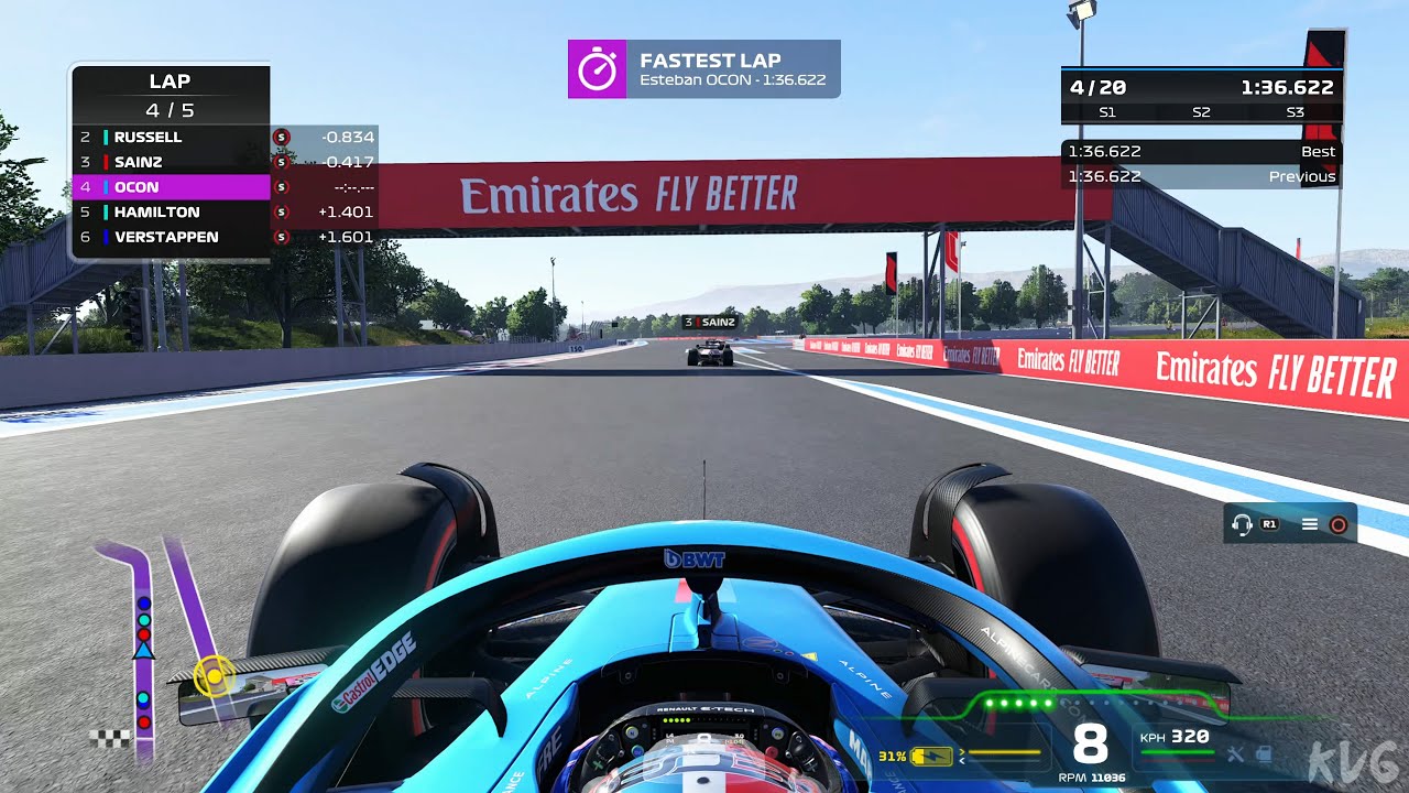 F1 22 - Circuit Paul Ricard - Le Castellet (French Grand Prix) - Gameplay (PS5 UHD) [4K60FPS]