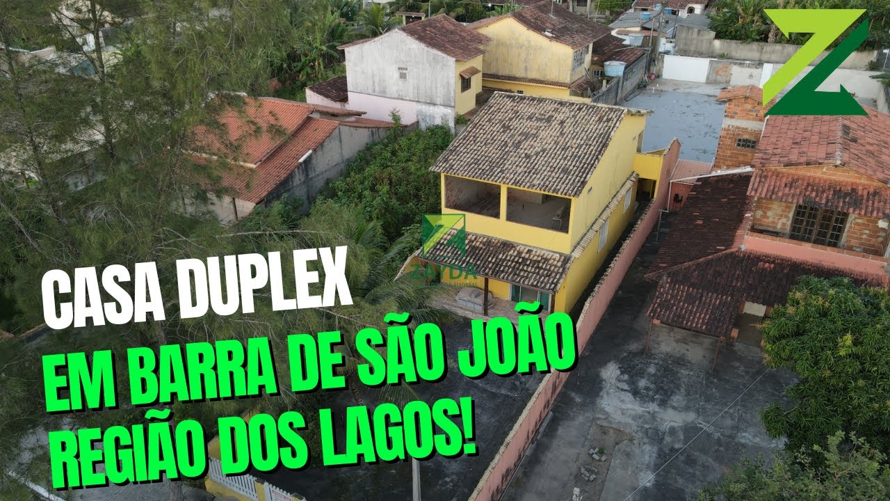 Casa duplex próxima à praia em Barra de São João - Região dos Lagos!