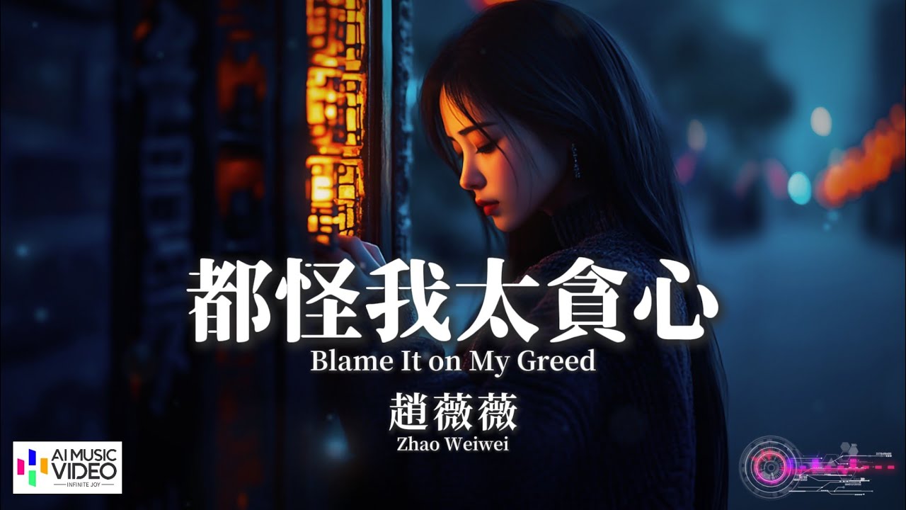 【高清MV】趙薇薇 - 都怪我太貪心【Pinyin + Eng Sub | AI音樂視頻 | 繁體拼音英文動態字幕】 Zhao Wei Wei 【赵薇薇  -  都怪我太贪心】