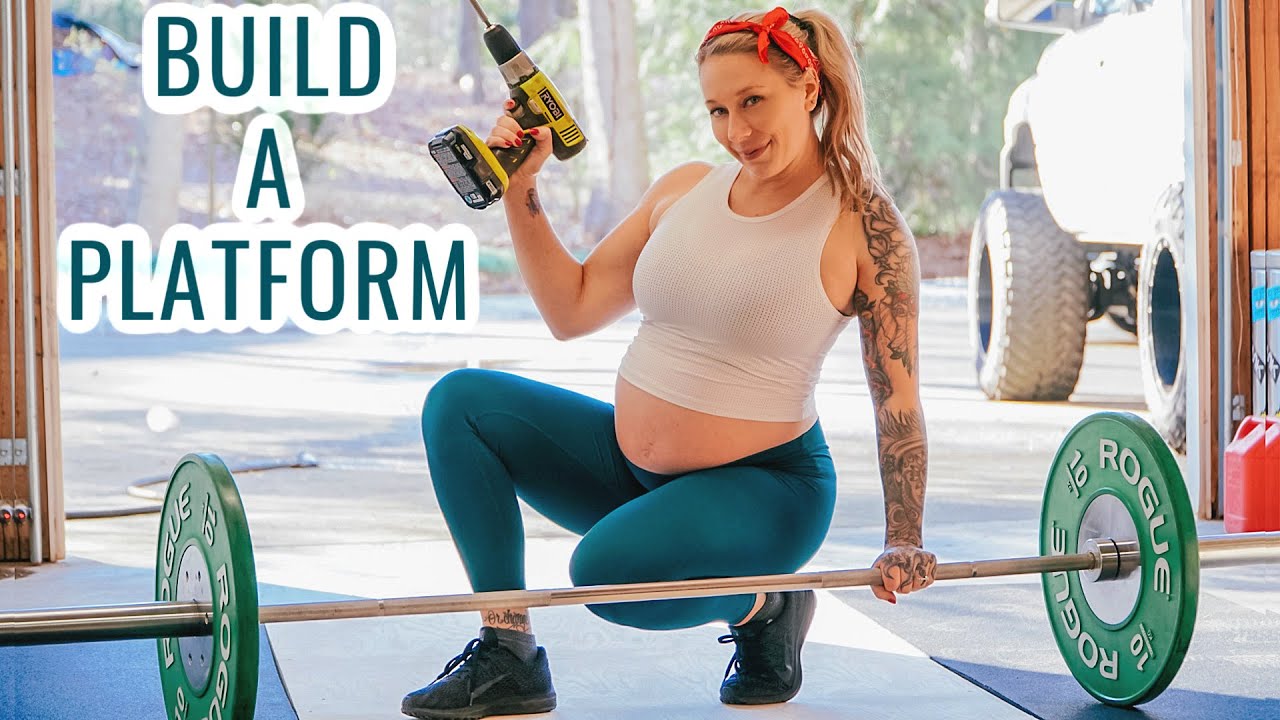 HOW TO BUILD a WEIGHTLIFTING PLATFORM for under $250!