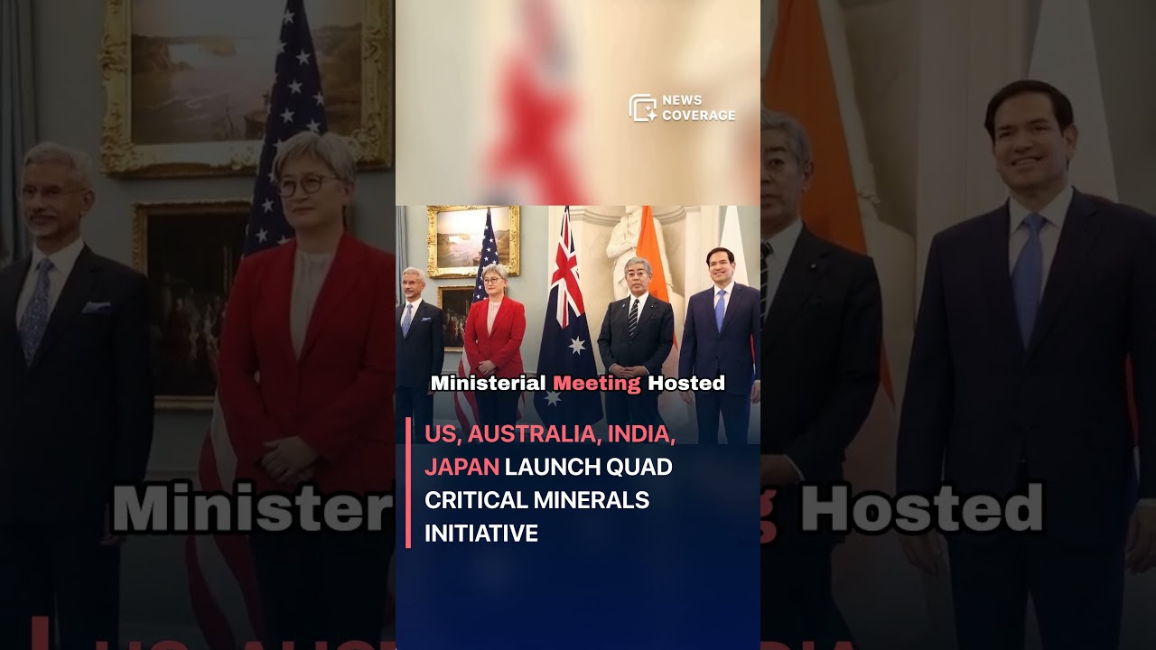 US, Australia, India, Japan Launch Quad Critical Minerals Initiative #worldnews #news