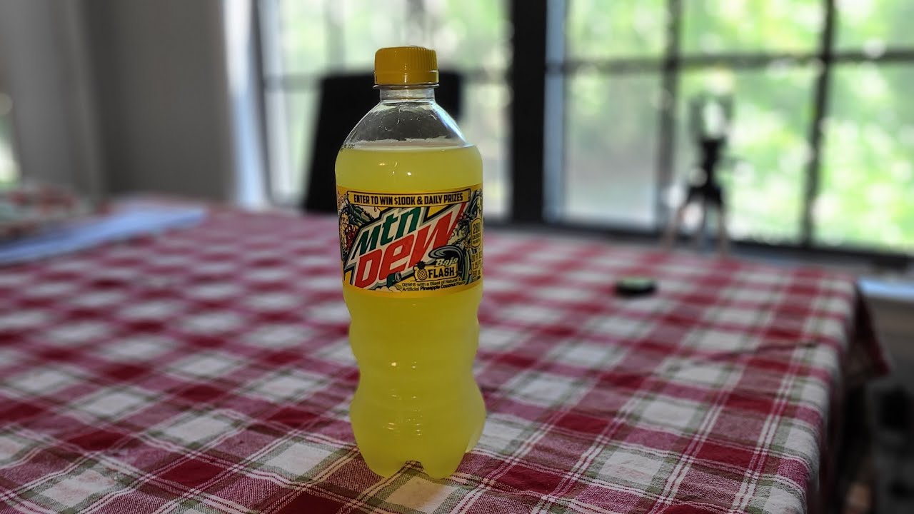 New Mountain Dew Baja Flash Review is this a Pina Colada in Soda Form?