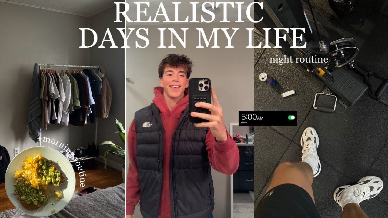 PRODUCTIVE AND REALISTIC DAYS IN MY LIFE *as a senior in high school*