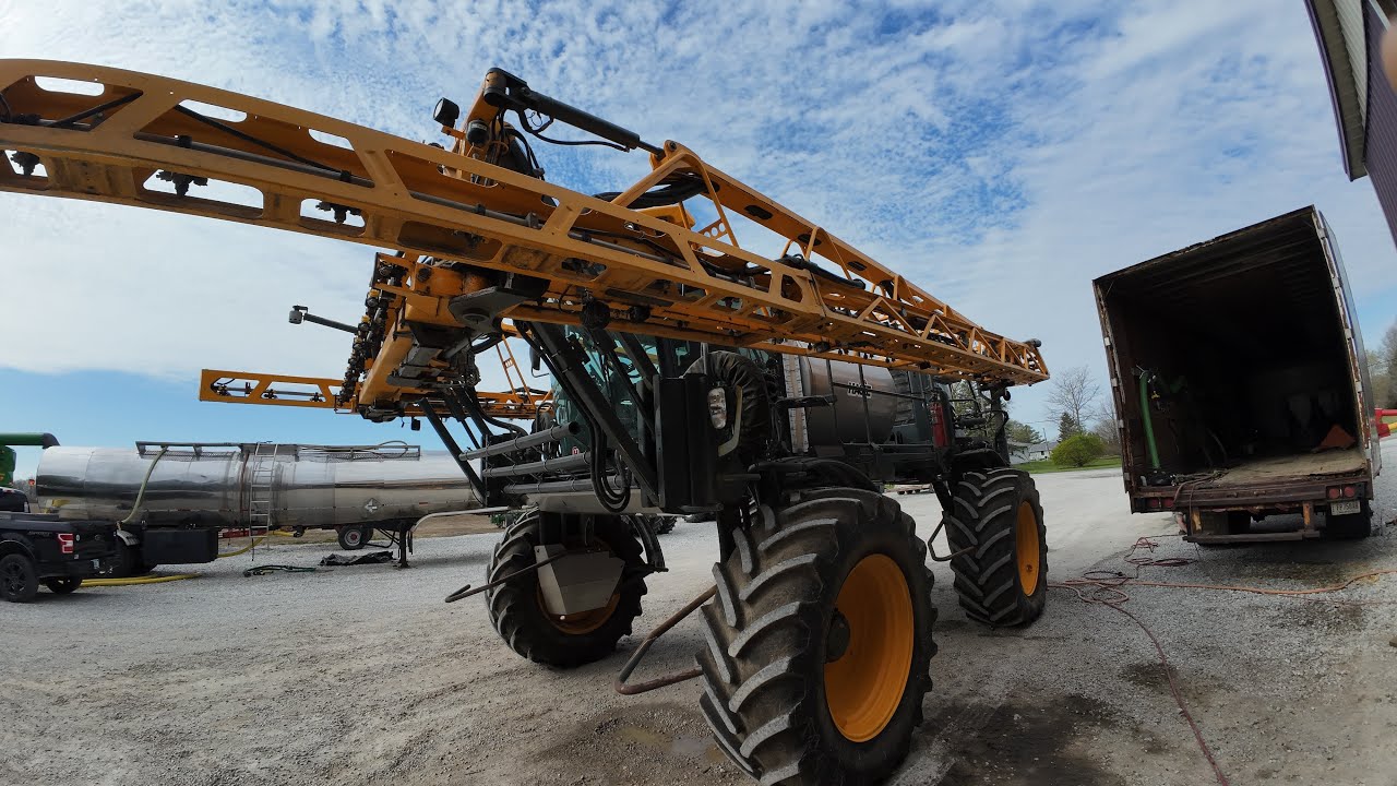 First Spray of 2025! Hagie STS12 Sprayer Prep for 700-Acre Day | Field Boundaries & Big Hills