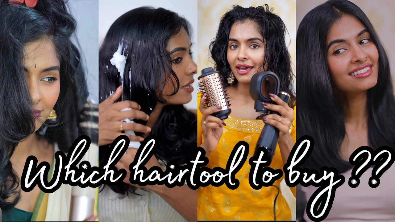 Which is the best hair tool ?? How to style hair at home | Saloon hair look |Asvi Malayalam