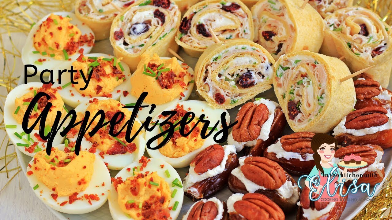 3 Delicious Party Appetizers Recipes | Holiday Party Appetizers