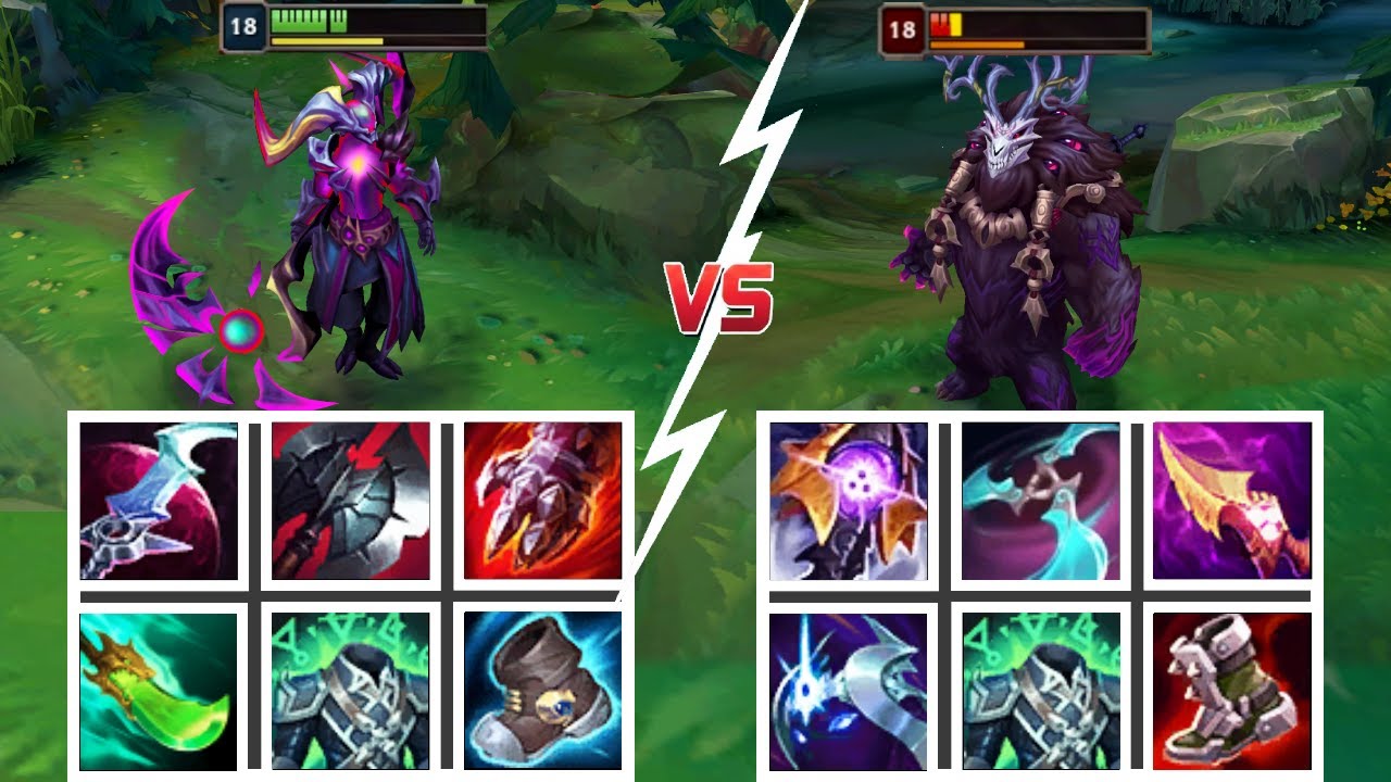 KAYN (RHAAST) vs VOLIBEAR FULL BUILD FIGHT