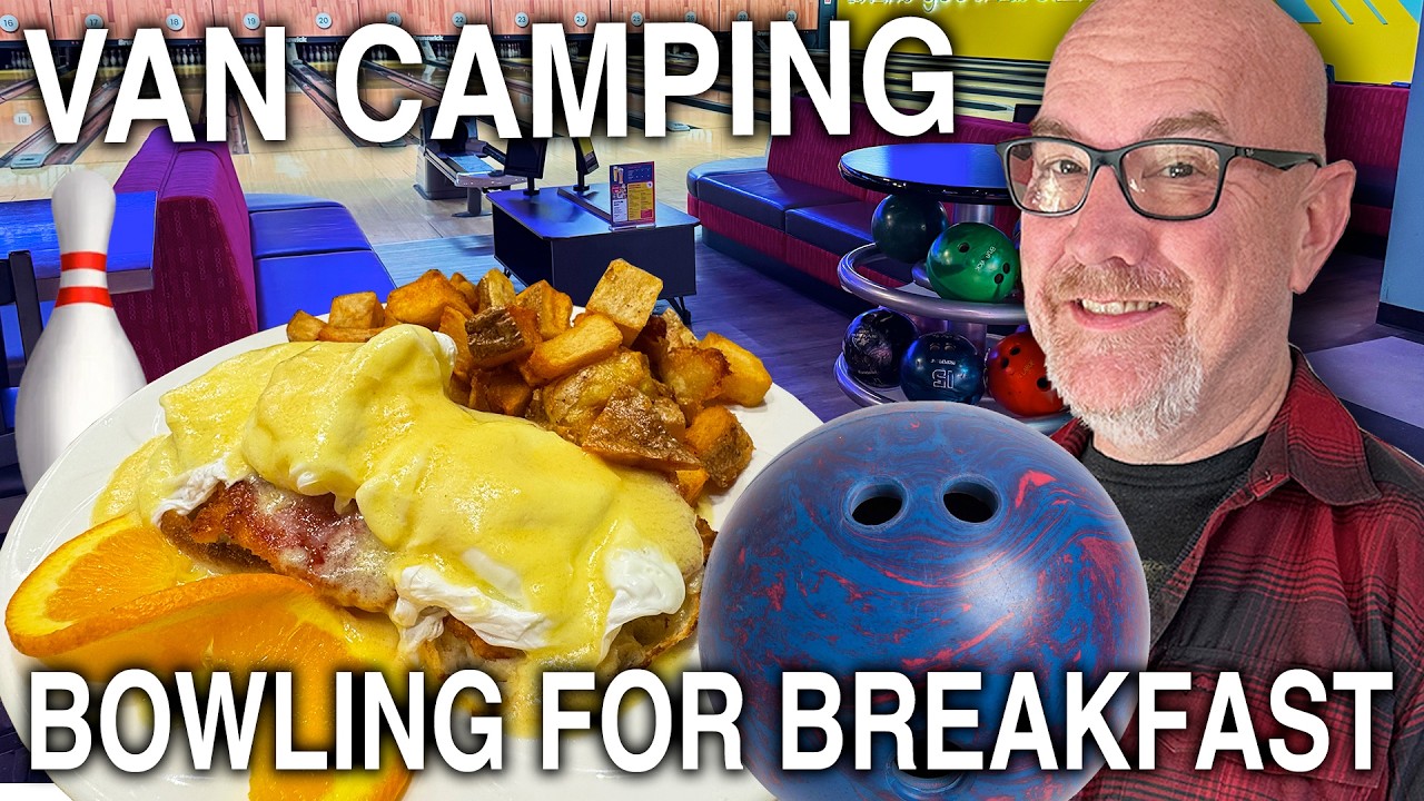 Burgers, Bowling and Breakfast • A Van Camping Adventure