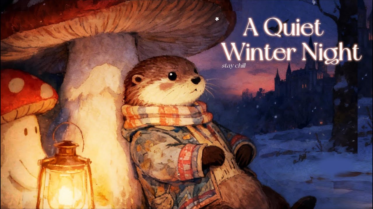 Otter and the Mushroom Friend | Cozy Fantasy Celtic Music #Celticmusic #Studymusic