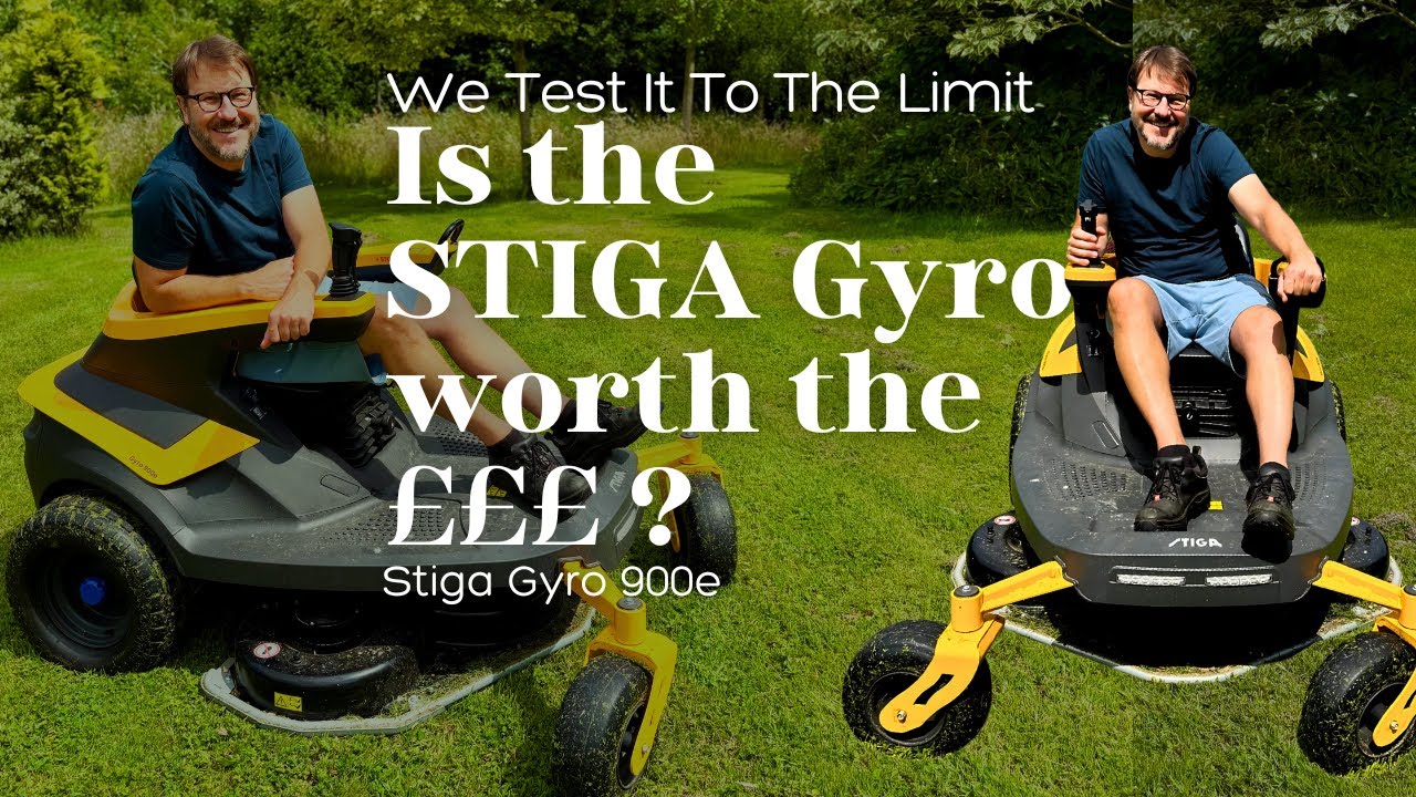 Forget the Steering Wheel! Stiga Gyro 900e Zero-Turn, Zero Emissions Review