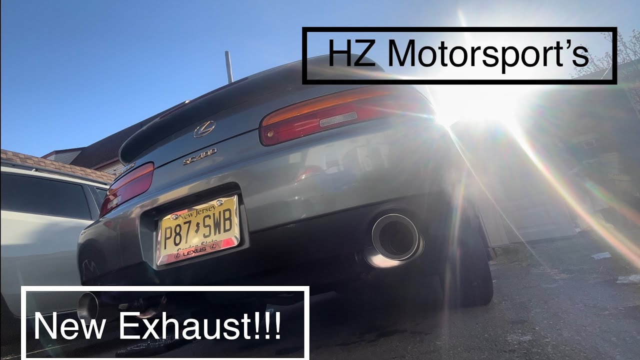 How to install an aftermarket exhaust on a Lexus SC400