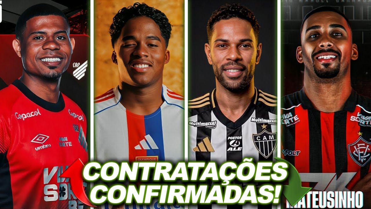🔥 VEJA AS CONTRATA&Ccedil;&Otilde;ES CONFIRMADAS PARA 2026 | MERCADO DA BOLA