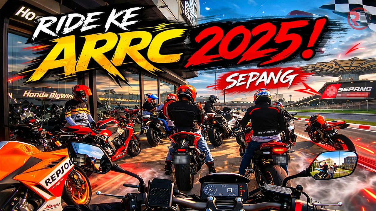 HONDA BIGBIKE | CONVOY RIDE TO SIC - ARRC 2025 | 4Kᴴᴰ