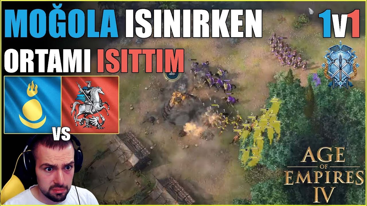 Moğol Taktiklerim Fatih Rusa Ağır Geldi UwU - 1v1 Sulak Alanlar | Age of Empires IV Dereceli Sezon 3