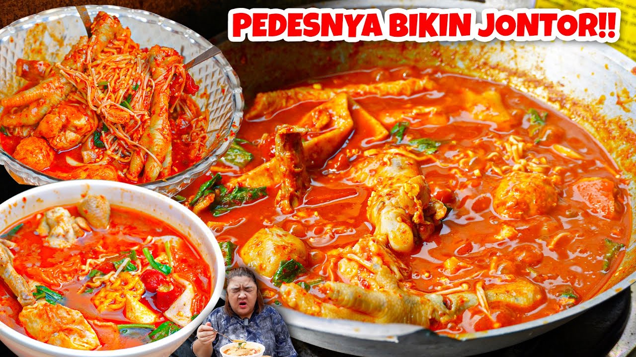 PEDESNYA NONJOK TAPI ENAK!! SEBLAK BUNDA NAY TERSEMBUNYI JUALAN DALAM GANG DI SERPONG!!