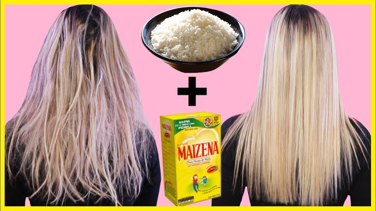 CABELLO LISO NATURAL CON ARROZ y MAIZENA | ALISADO SIN CALOR QUE SI FUNCIONA | NatyGloss