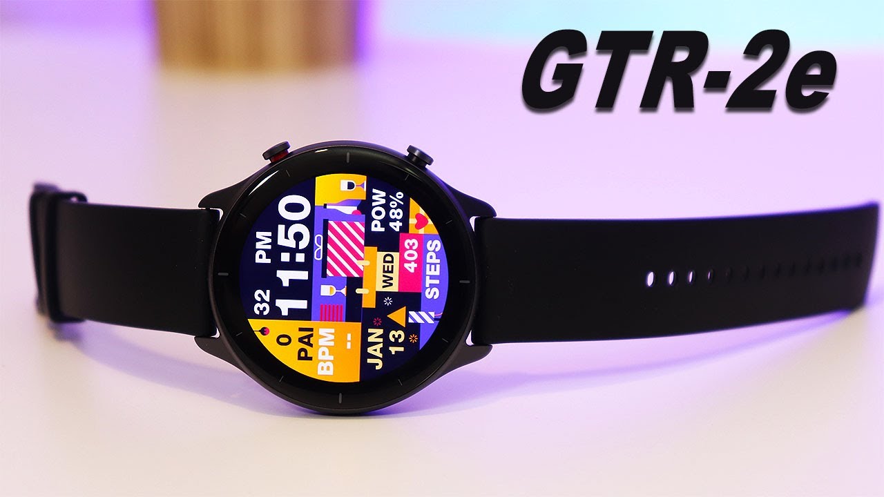 Amazfit GTR 2e Smartwatch with 24 Days Battery - The Efficient One 🔥