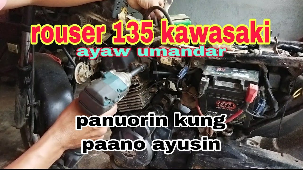 ROUSER 135 ayay mag andar, panuorin kung paano ayusin