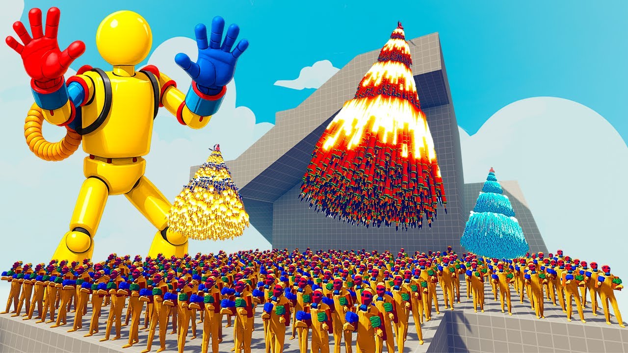 200x PLAYER (POPPY PLAYTIME) vs 4x EVERY GOD - Totally Accurate Battle Simulator TABS