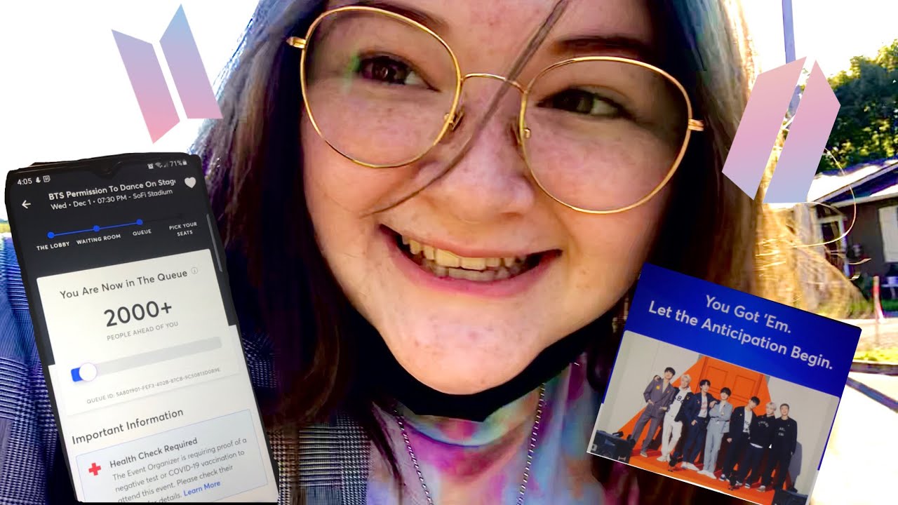 Getting BTS tickets!!!! Permission to dance on stage @ Sofi stadium