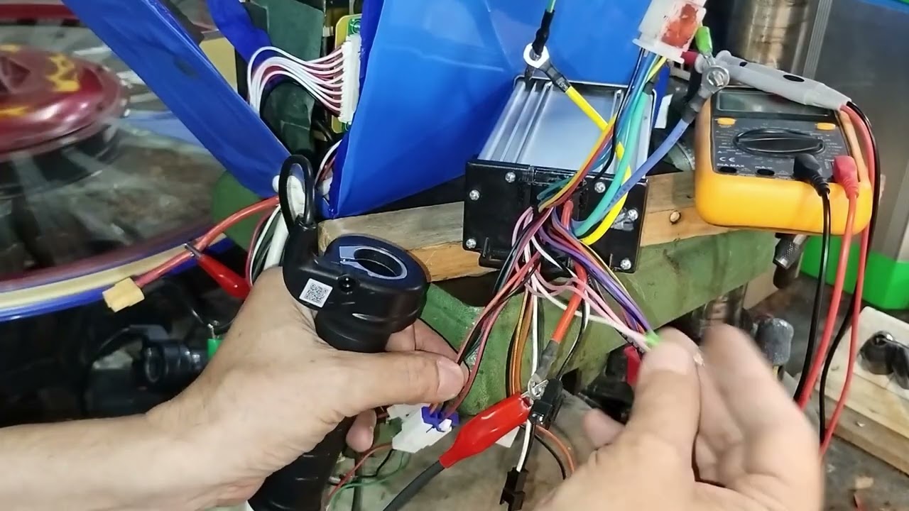 Conexión controlador moto eléctrica City coco 60v 1500w