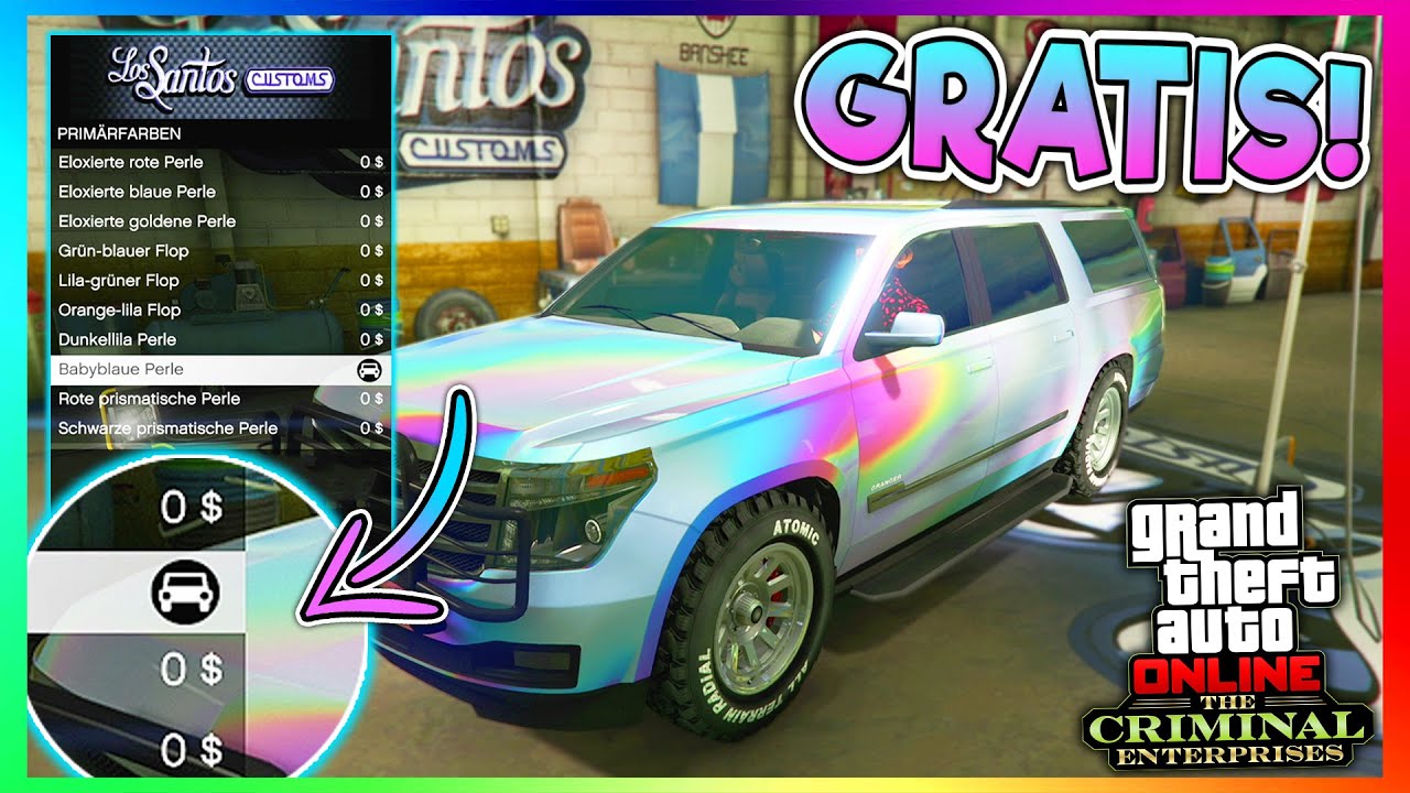 😍 ALLE Lackierungen KOSTENLOS in GTA Online bekommen! | GTA 5 News 😍