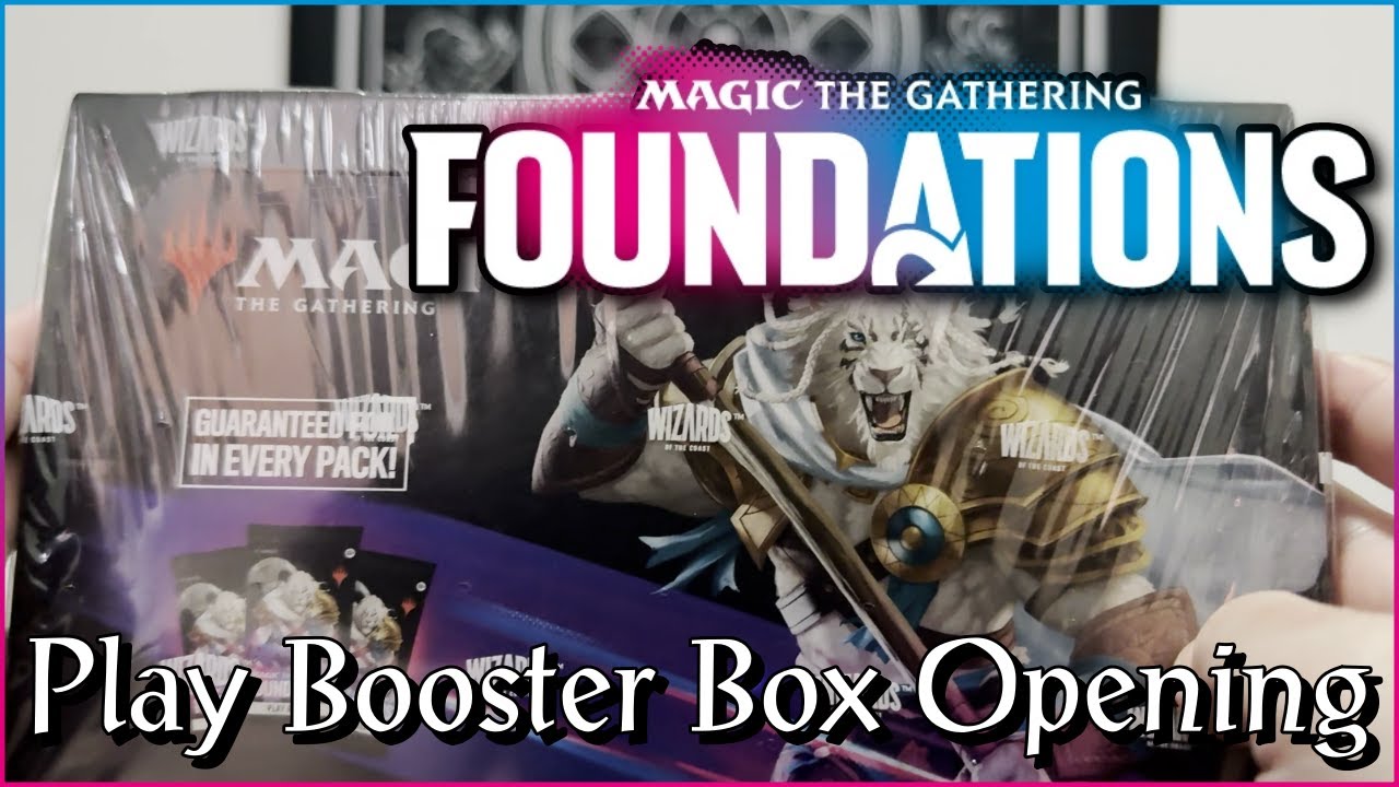 My First Opening - Magic: The Gathering Foundations Play Booster Box Opening
