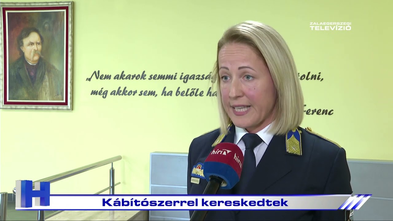 Kábítószerrel kereskedtek – ZTV Híradó 2024-01-30