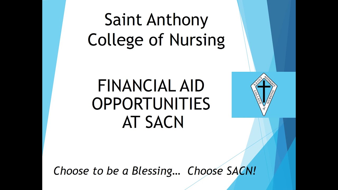 Financial Aid Opportunities | Saint Anthony College of Nursing