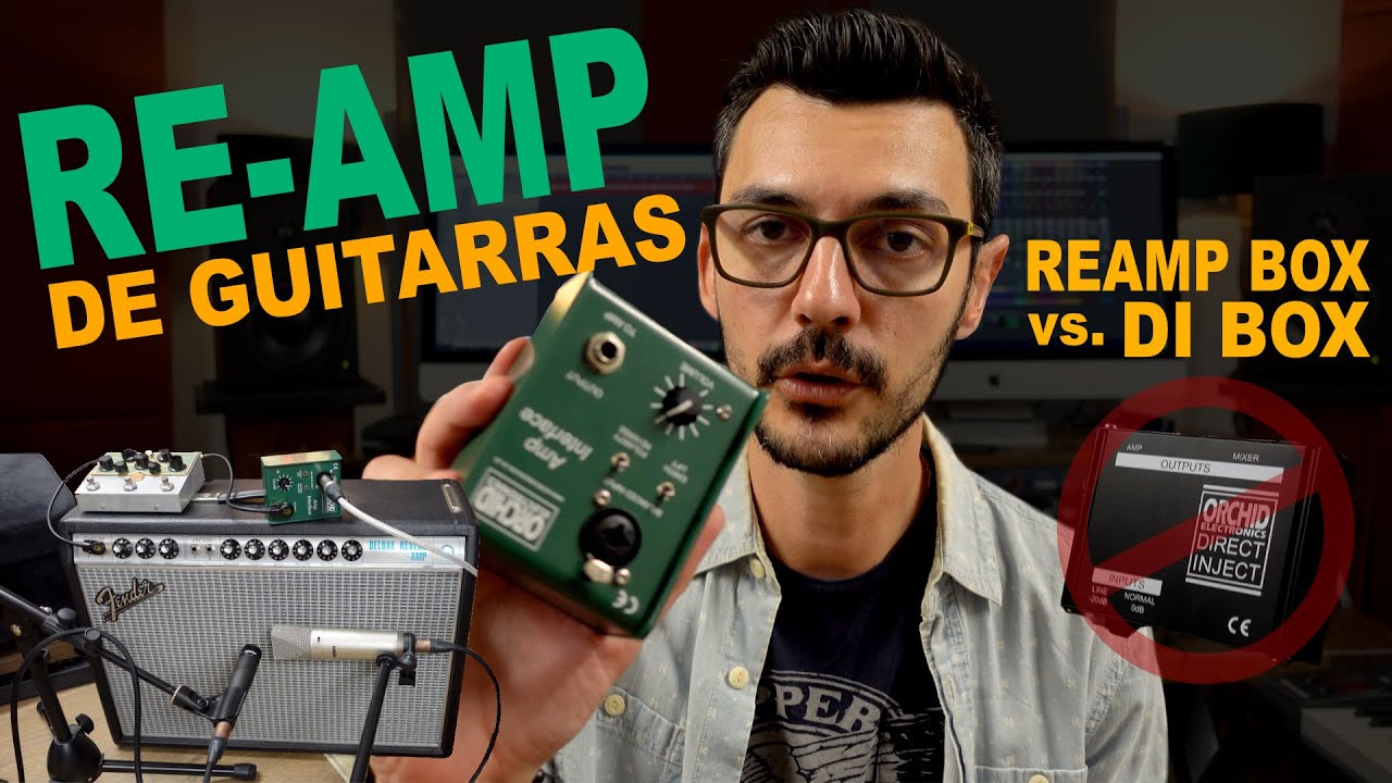 REAMPING de Guitarras | DI BOX Vs. REAMP BOX | Graba tus guitarras ahora y decide el sonido despues!