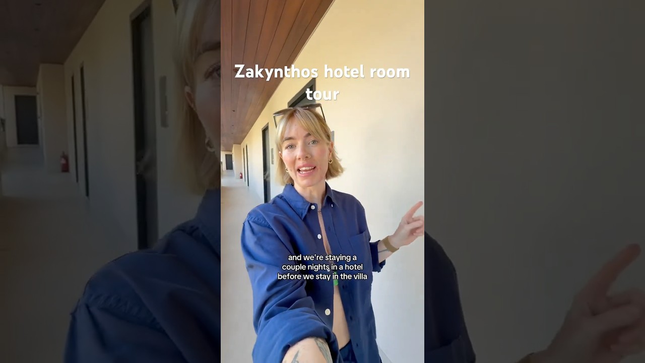 Hotel room tour - Contessina hotel Zakynthos #travel #hotel #roomtour #greece