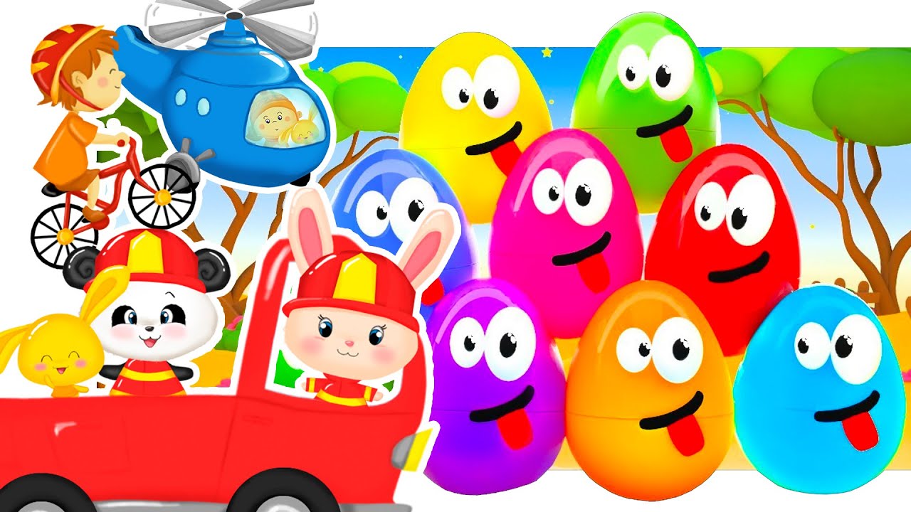 ¡NUEVO!🚜🛵🚕Descubre todos los Vehículos que se esconden dentro de los huevos sorpresa! | Titounis