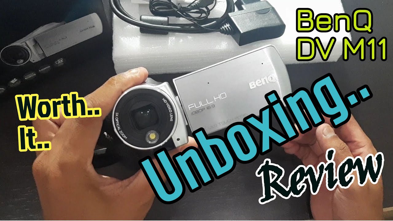 Camcorder/Handcam BenQ DV M11 - Full HD 1080P 16:9 || Unboxing || Review