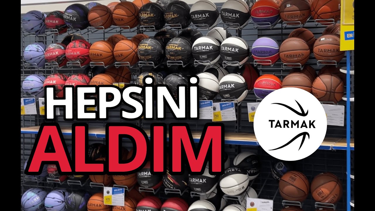 TÜM TOPLARI DENEDİM ! | TARMAK BASKETBOL