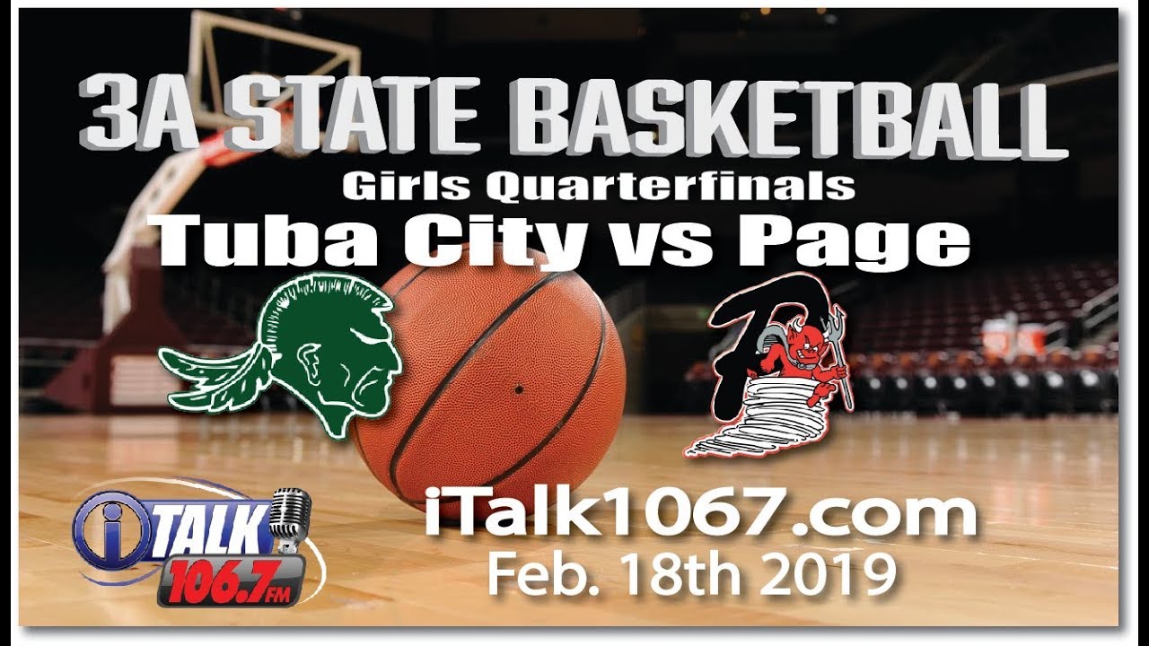 Tuba City vs Page Girls 3A State Basketball Quarterfinals Full Game