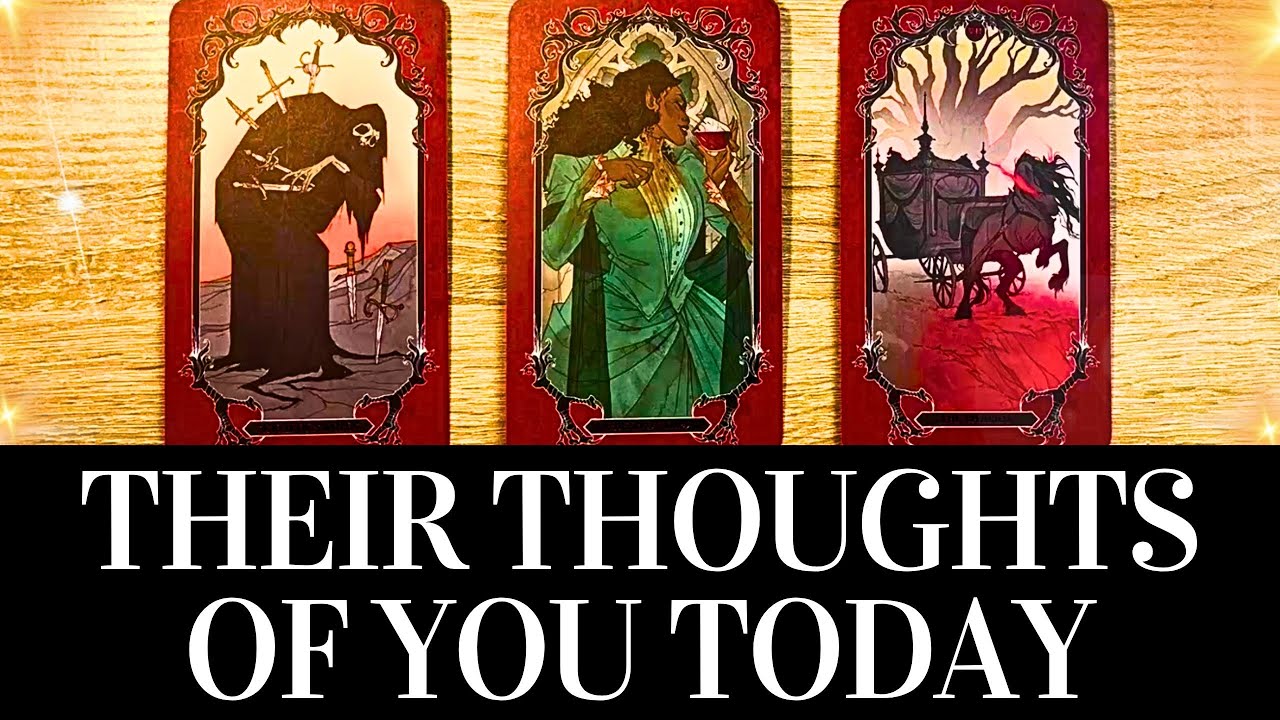 PICK A CARD 🥰🔮 Their THOUGHTS Of YOU Today 🔮🥰 What Is On Their Mind? ❤️ Love Tarot Reading Soulmate