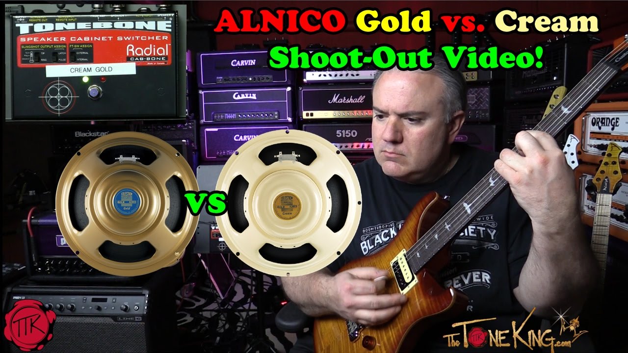 Celestion Alnico Cream vs. Alnico Gold Shoot-Out!