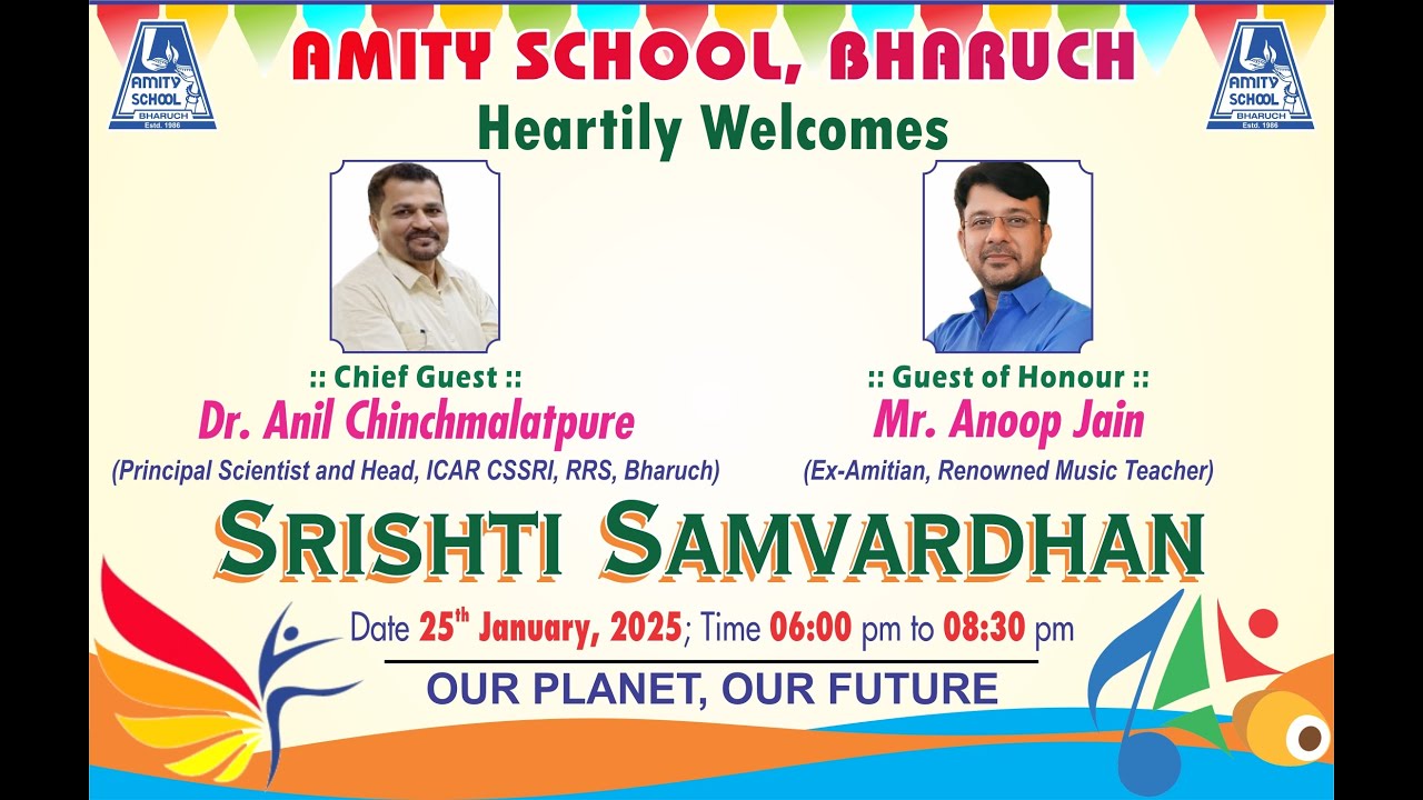 Srishti Samvardhan|Annual Function 2025|Amity School Bharuch